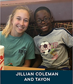 Jillian Coleman and Tayon